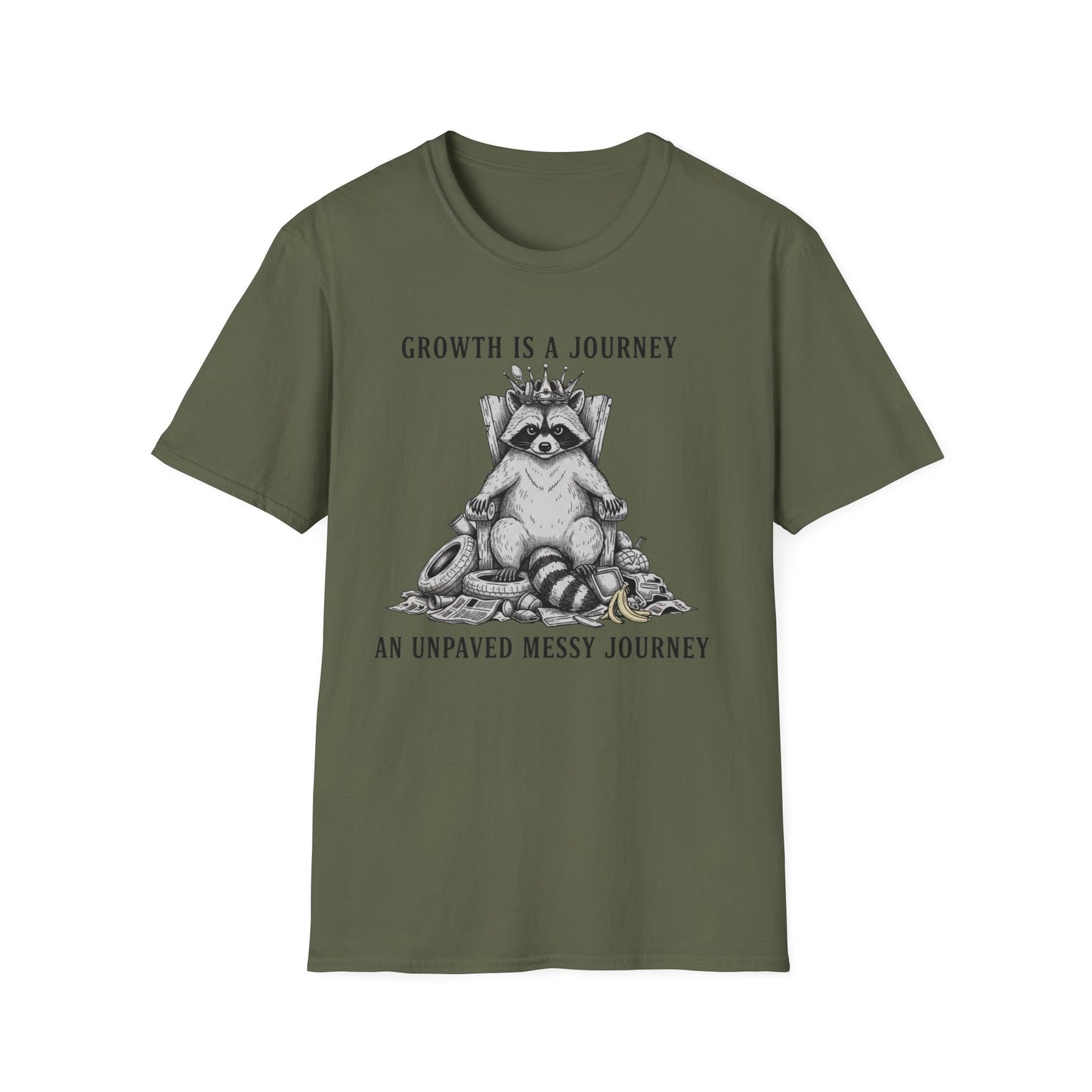 Growth Is a Journey - Unpaved Edition graphic t-shirt mockup
