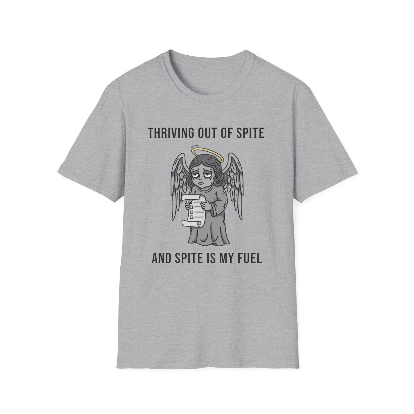 Thriving Out of Spite - Fuel Edition graphic t-shirt mockup