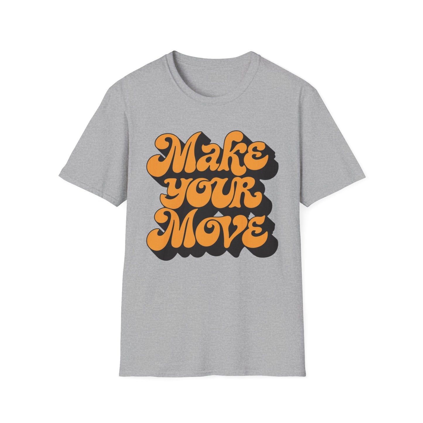 Make Your Move graphic t-shirt mockup