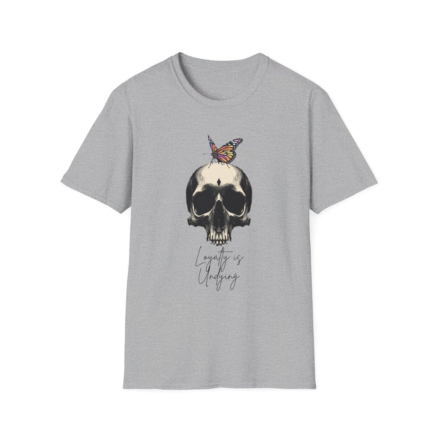 Loyalty Is Undying graphic t-shirt mockup