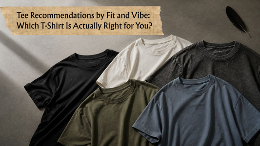 Tee Recommendations by Fit and Vibe: Which T-Shirt Is Actually Right for You?