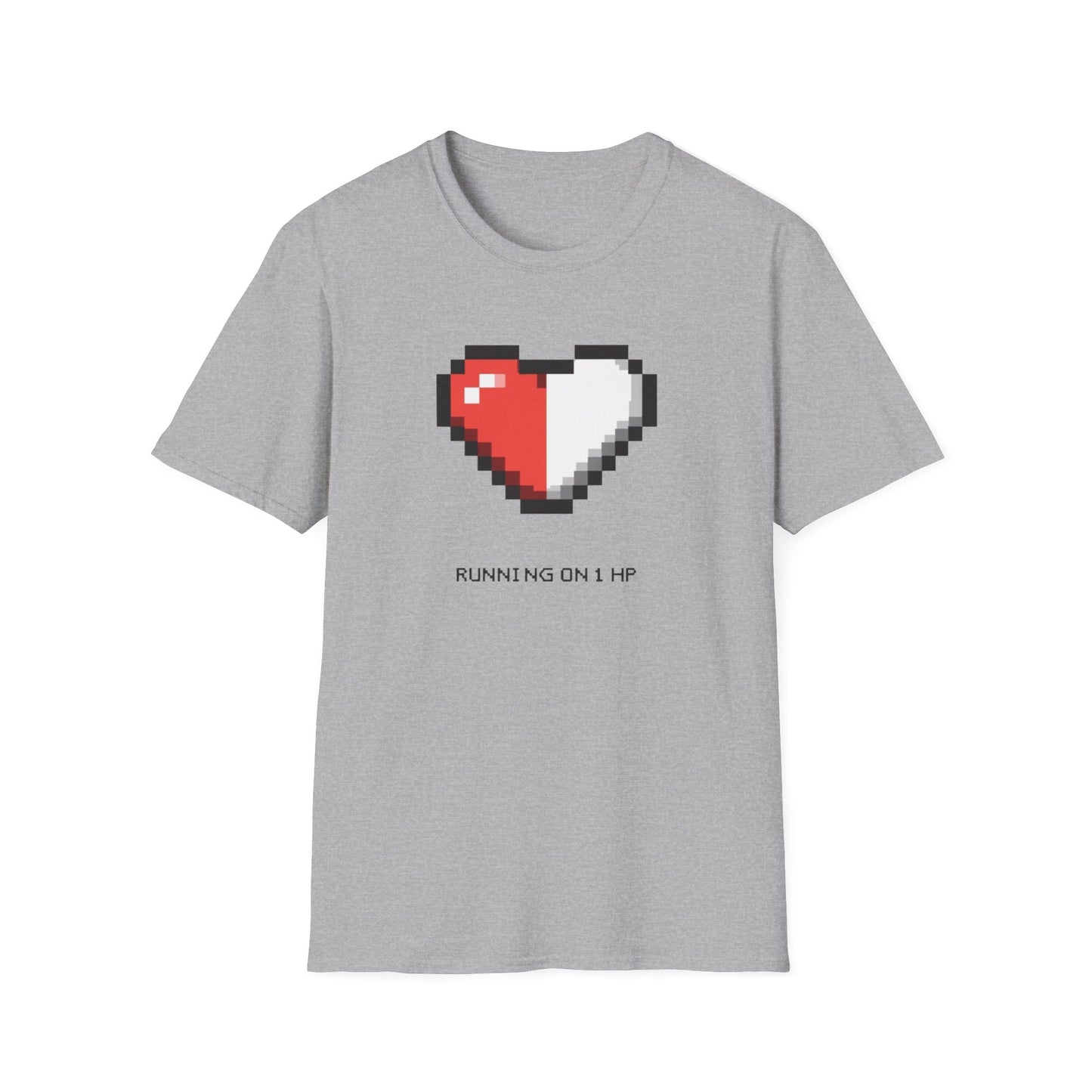 Running on 1 HP graphic t-shirt mockup
