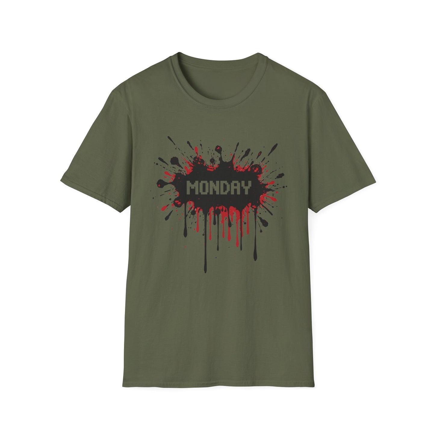 It's Monday graphic t-shirt mockup