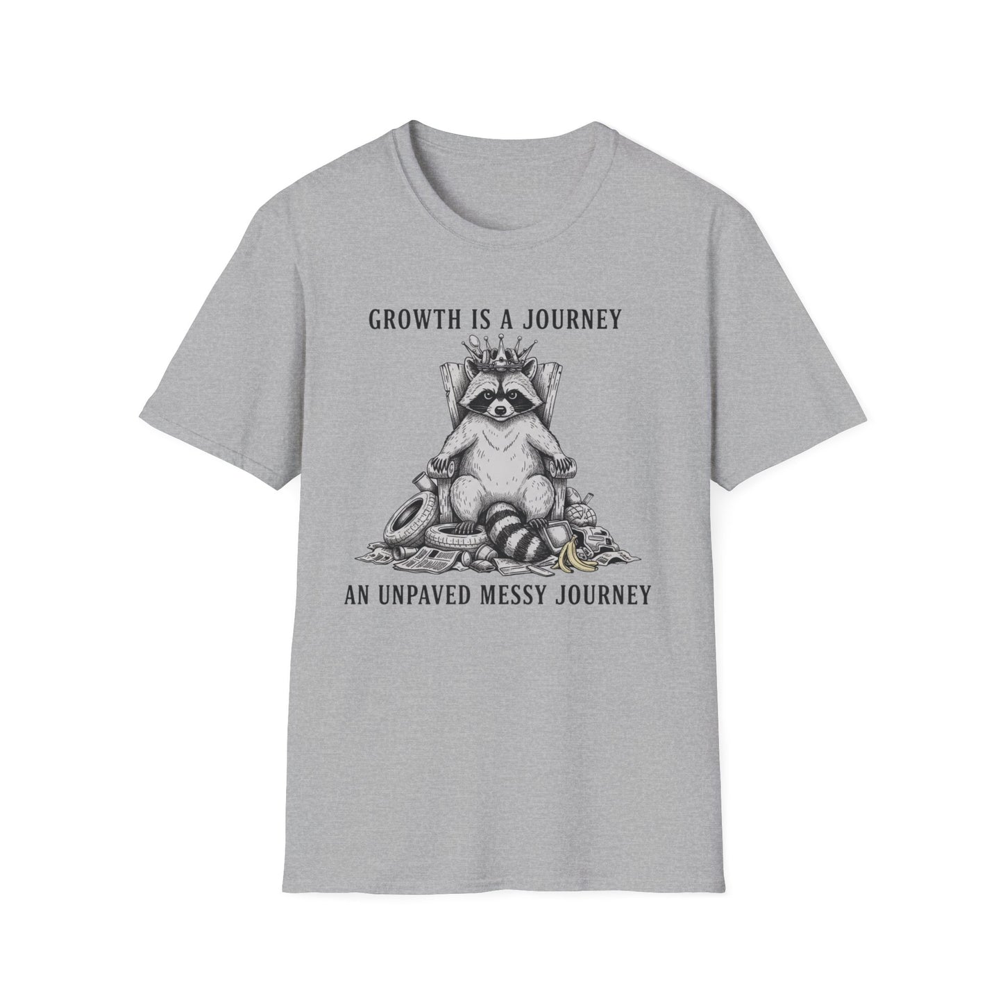 Growth Is a Journey - Unpaved Edition graphic t-shirt mockup