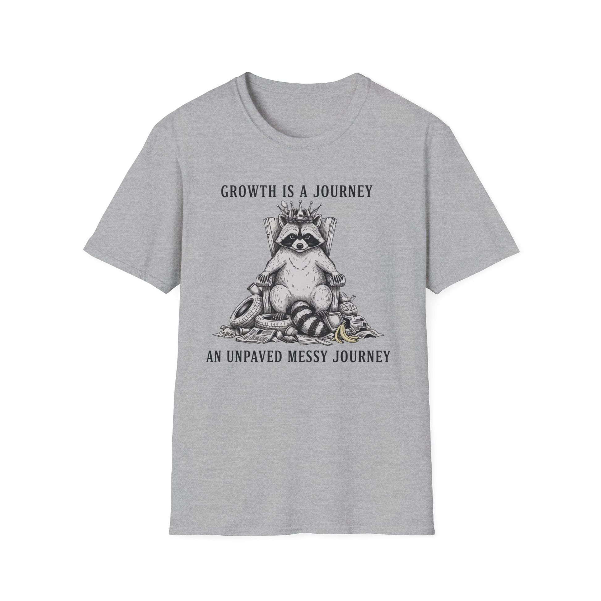 Growth Is a Journey - Unpaved Edition graphic t-shirt mockup