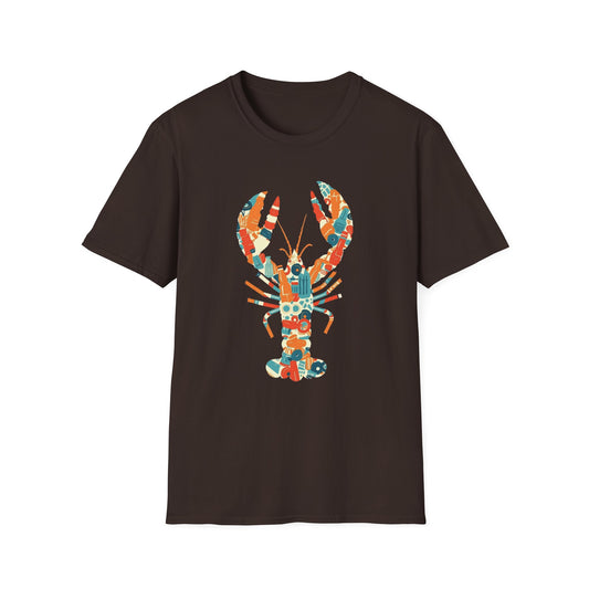 Plastic Lobster graphic t-shirt mockup