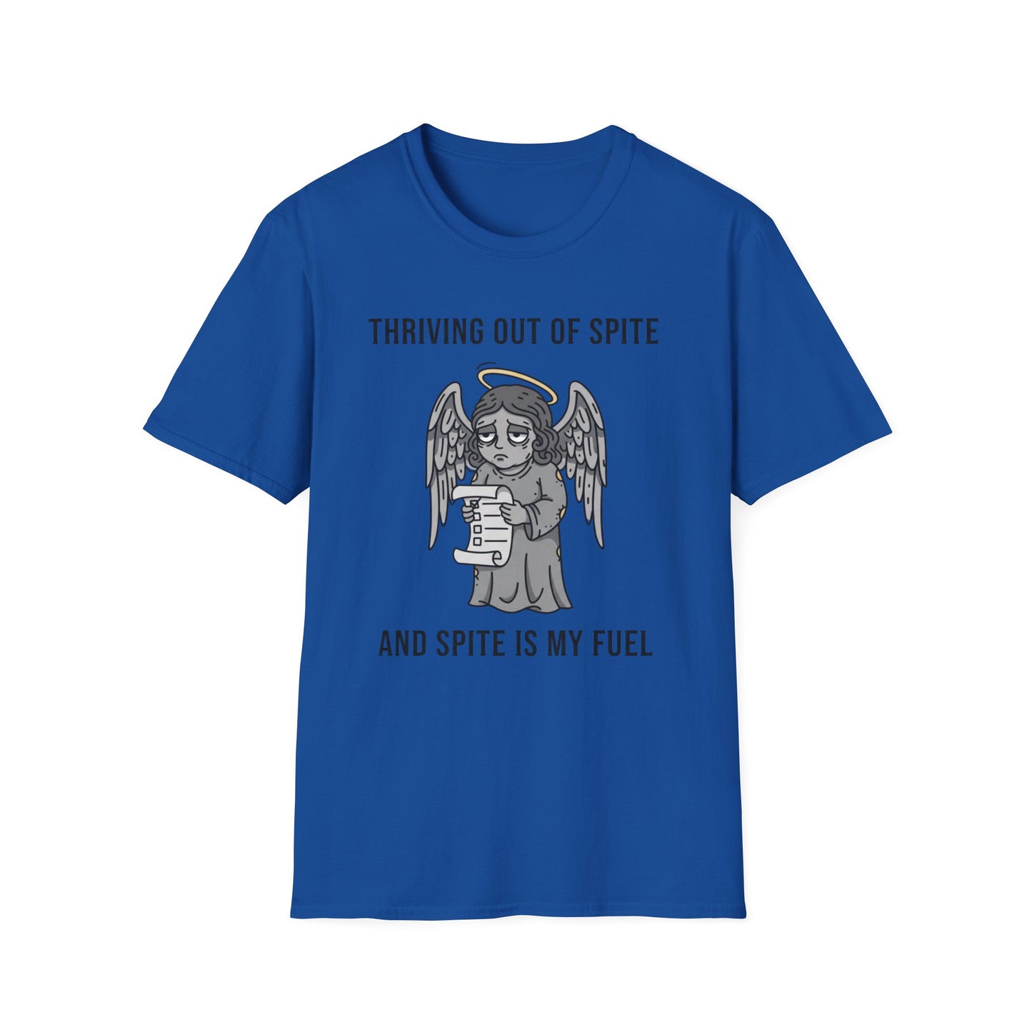 Thriving Out of Spite - Fuel Edition graphic t-shirt mockup
