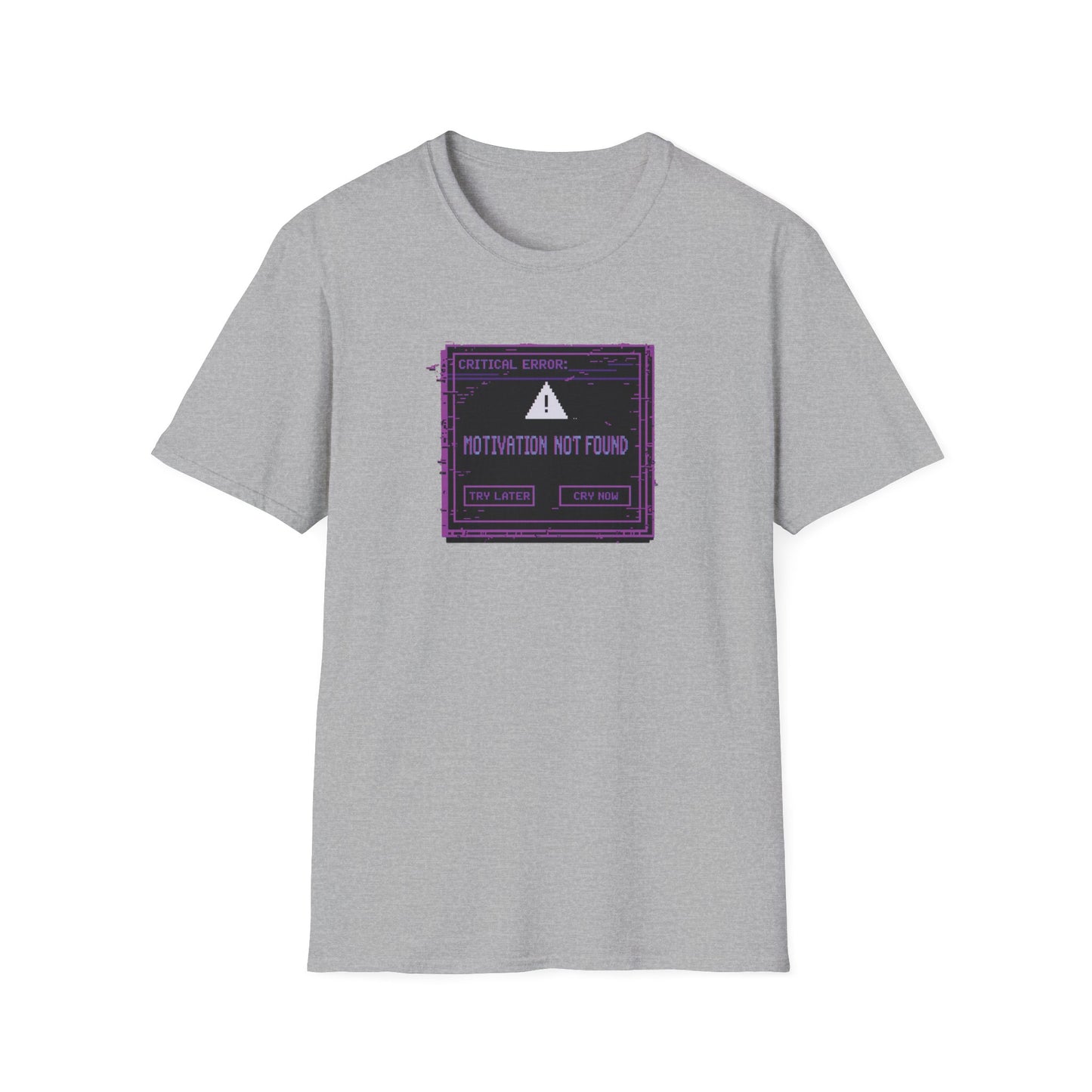 Motivation Not Found graphic t-shirt mockup