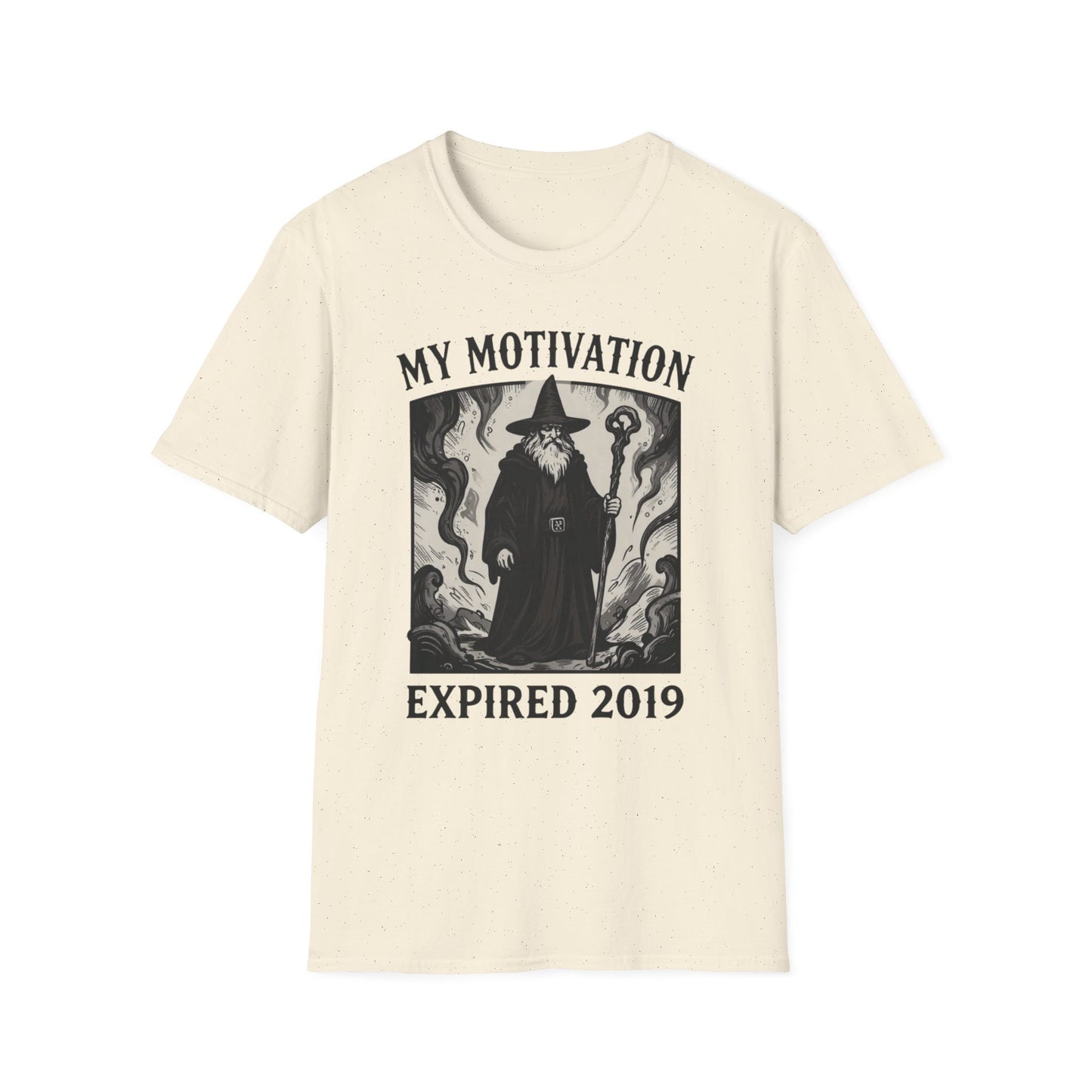 My Motivation Expired 2019 graphic t-shirt mockup
