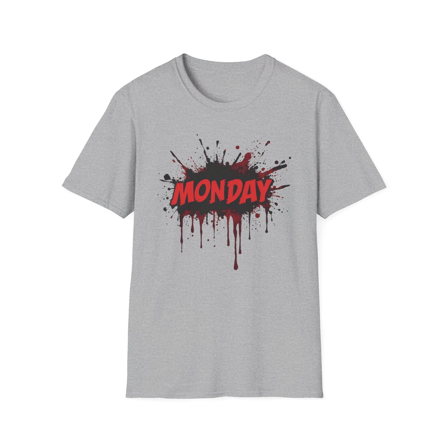 Monday Again graphic t-shirt mockup
