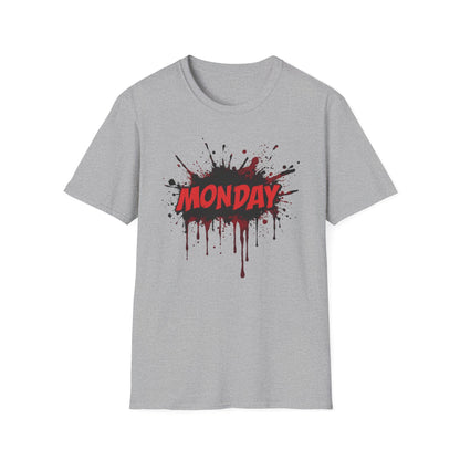 Monday Again graphic t-shirt mockup