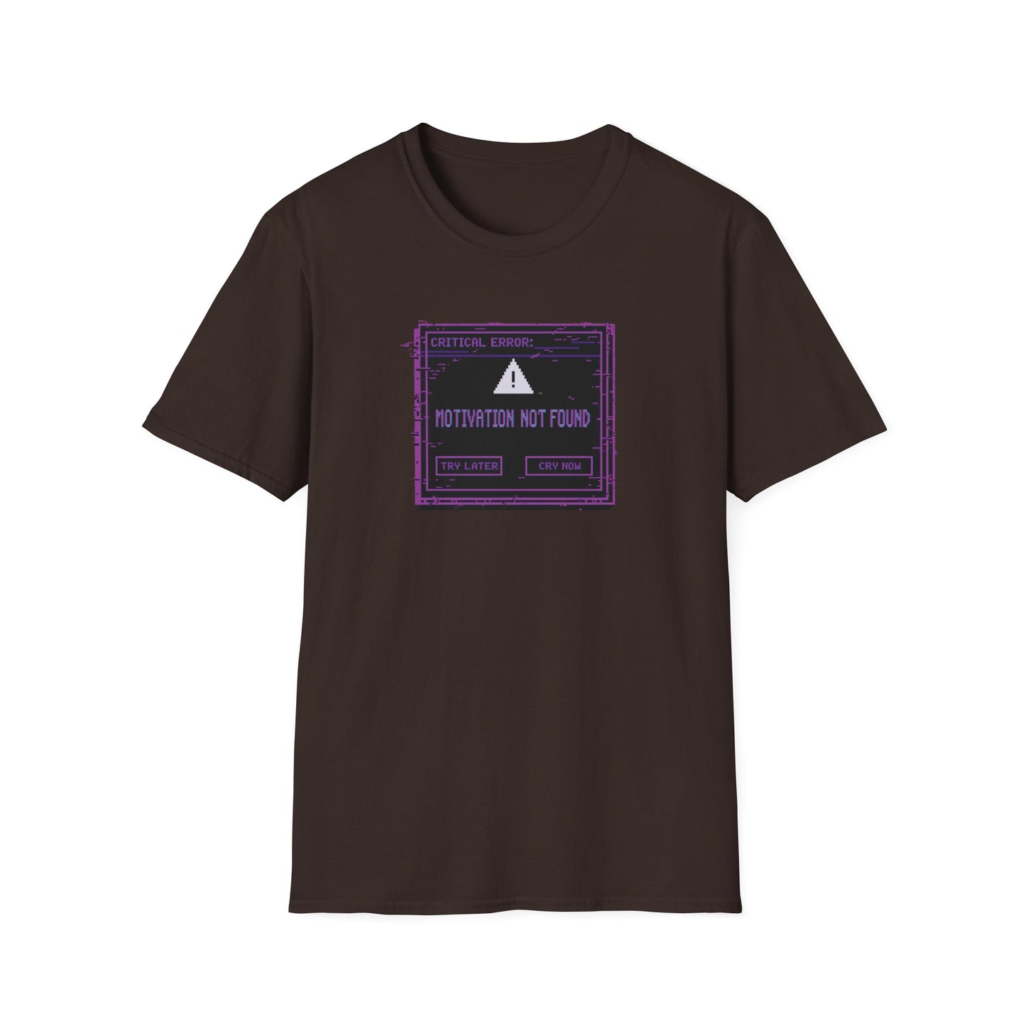 Motivation Not Found graphic t-shirt mockup