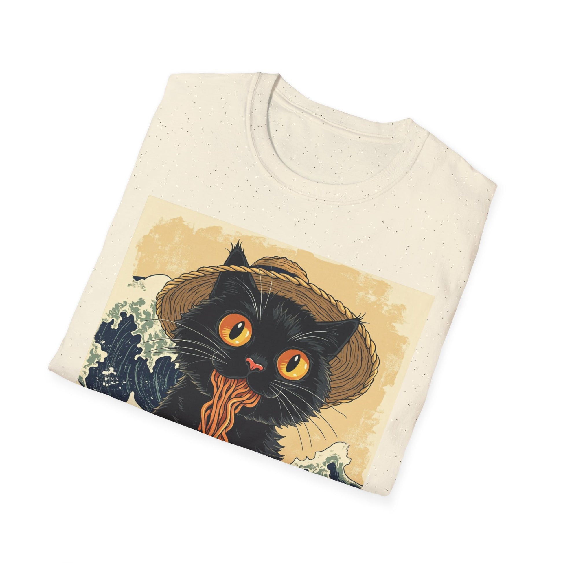Ramen Cat Again - Bowl Edition graphic t-shirt mockup