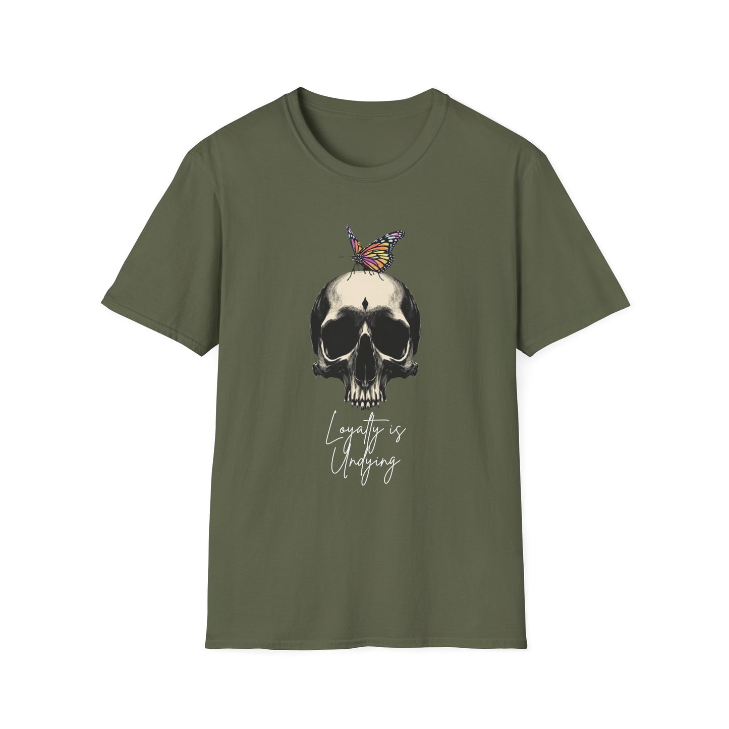 Loyalty Is Undying graphic t-shirt mockup
