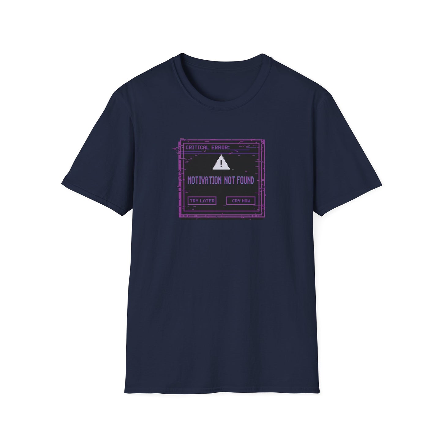 Motivation Not Found graphic t-shirt mockup