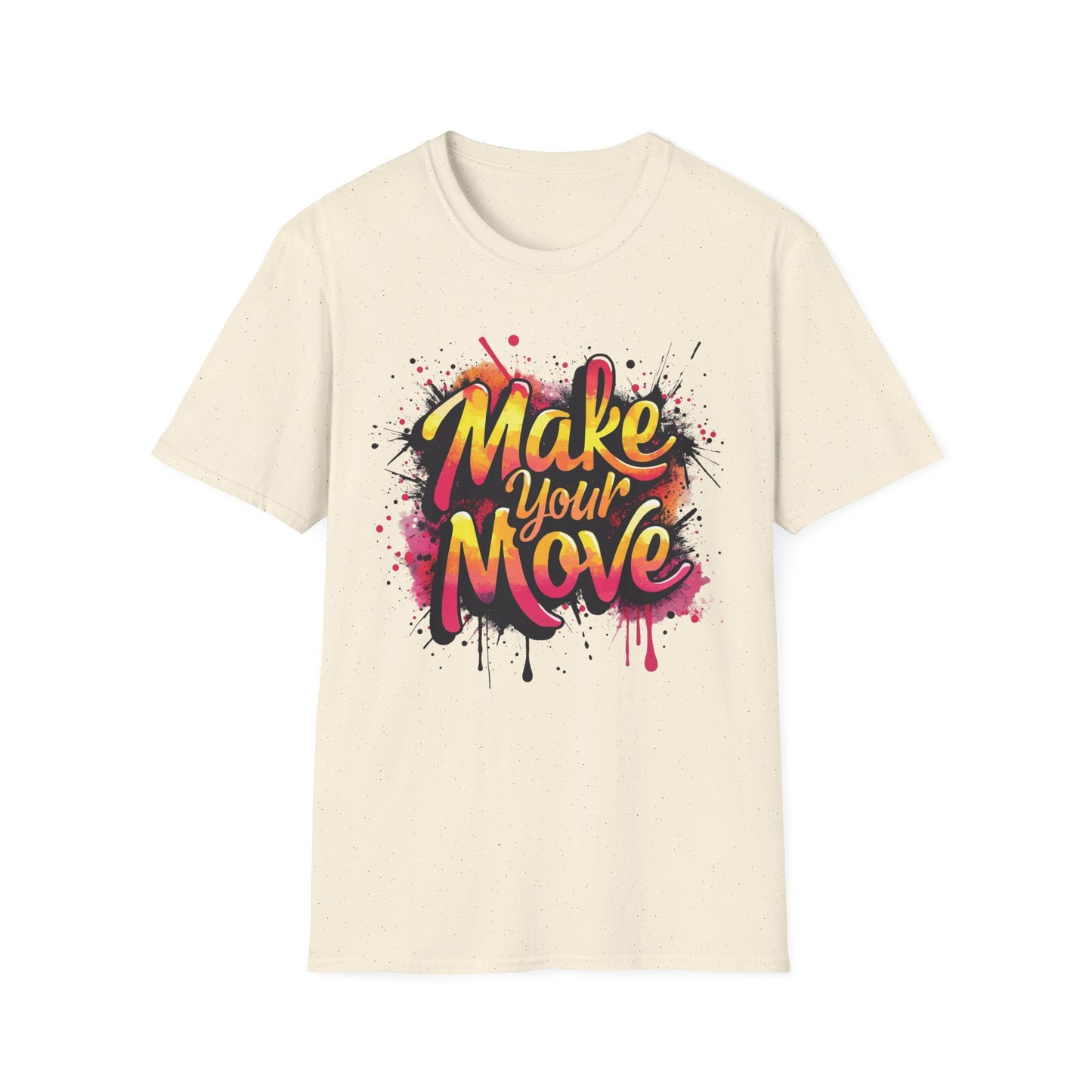 Make Your Move - Retro Edition graphic t-shirt mockup