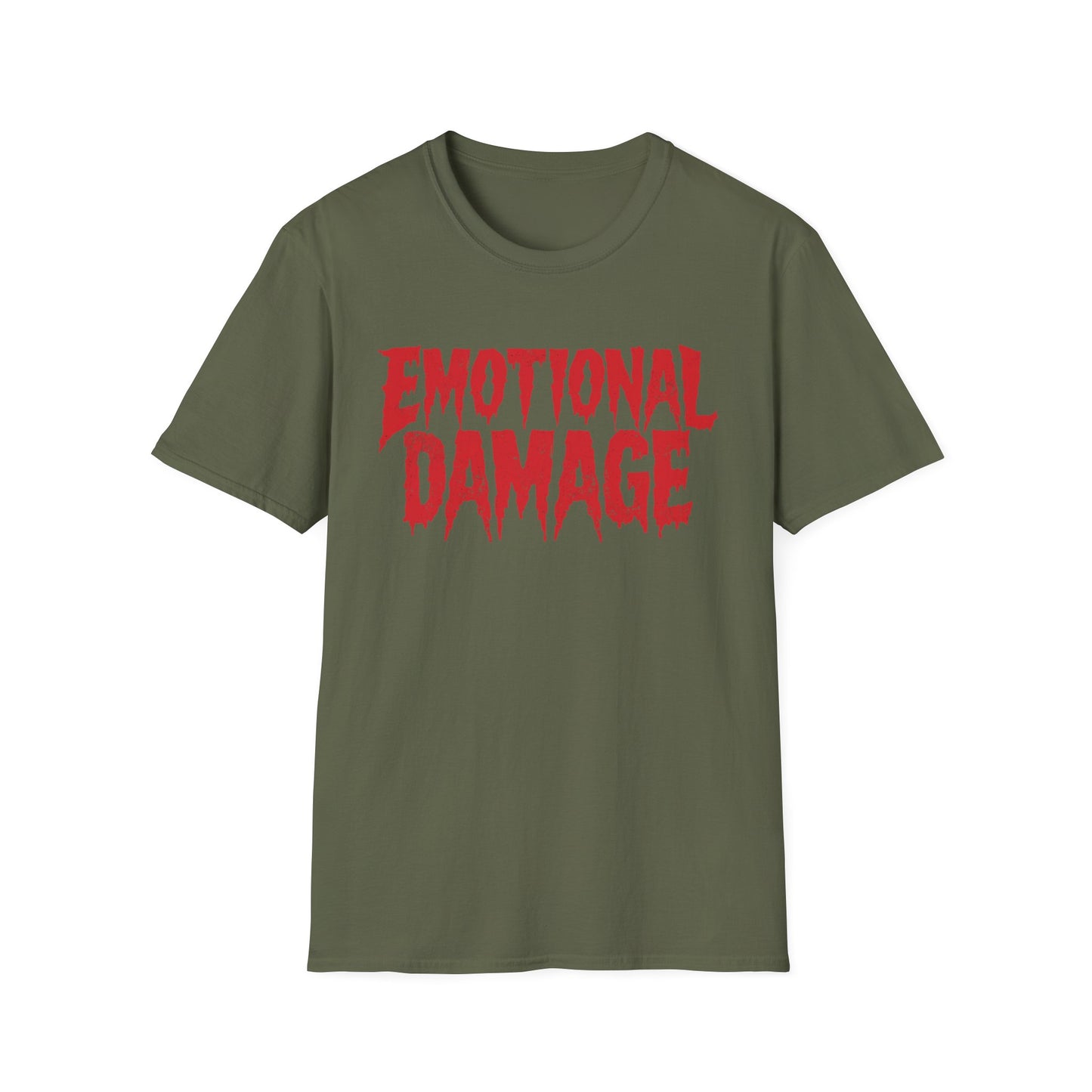 Emotional Damage graphic t-shirt mockup