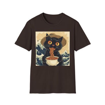 Ramen Cat Again - Bowl Edition graphic t-shirt mockup