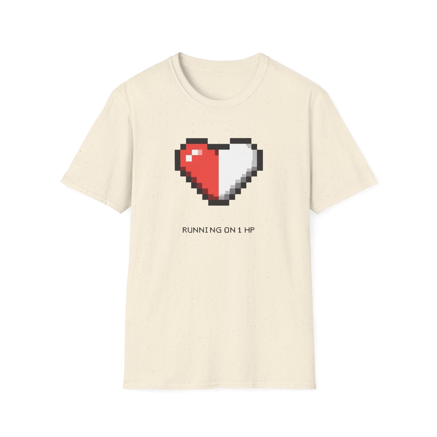 Running on 1 HP graphic t-shirt mockup