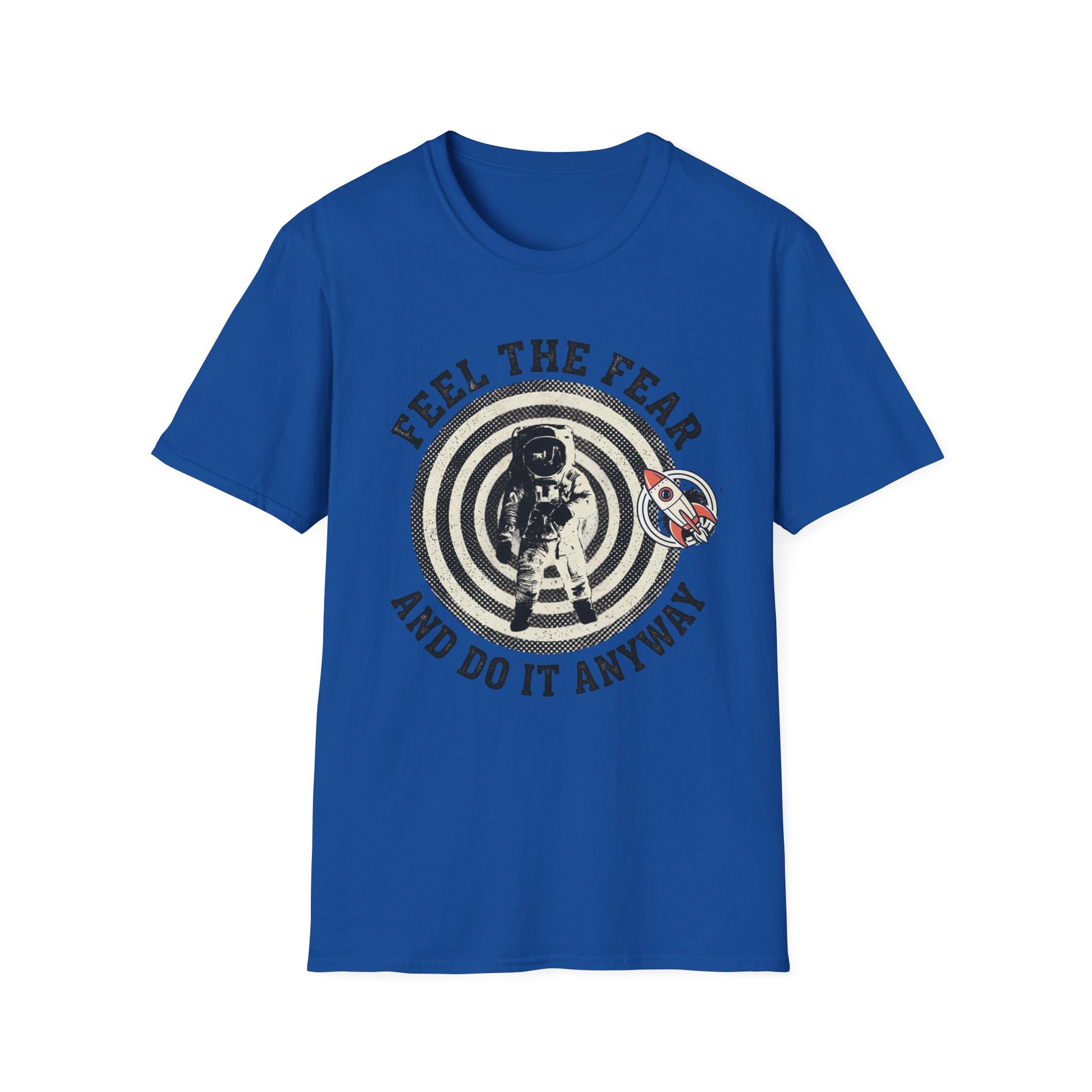 Feel the Fear and Do It Anyway graphic t-shirt mockup