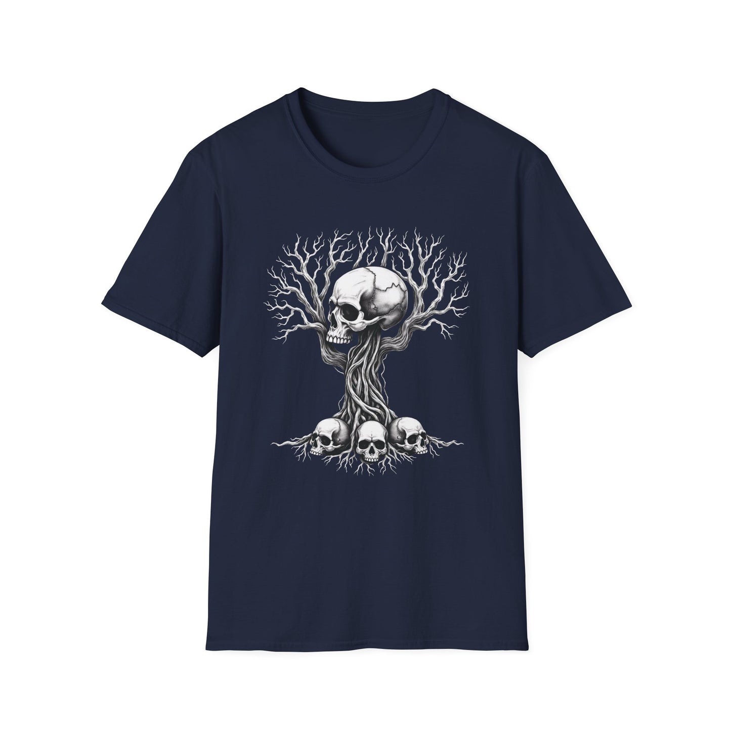Death Tree graphic t-shirt mockup
