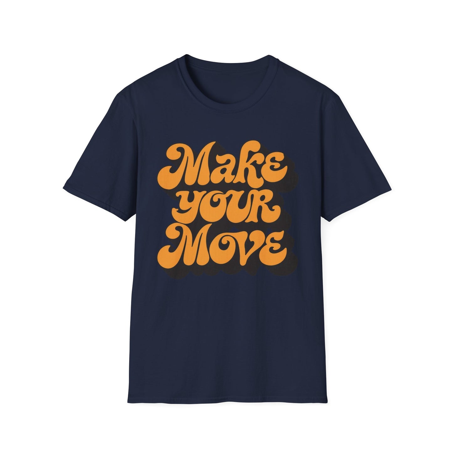 Make Your Move graphic t-shirt mockup