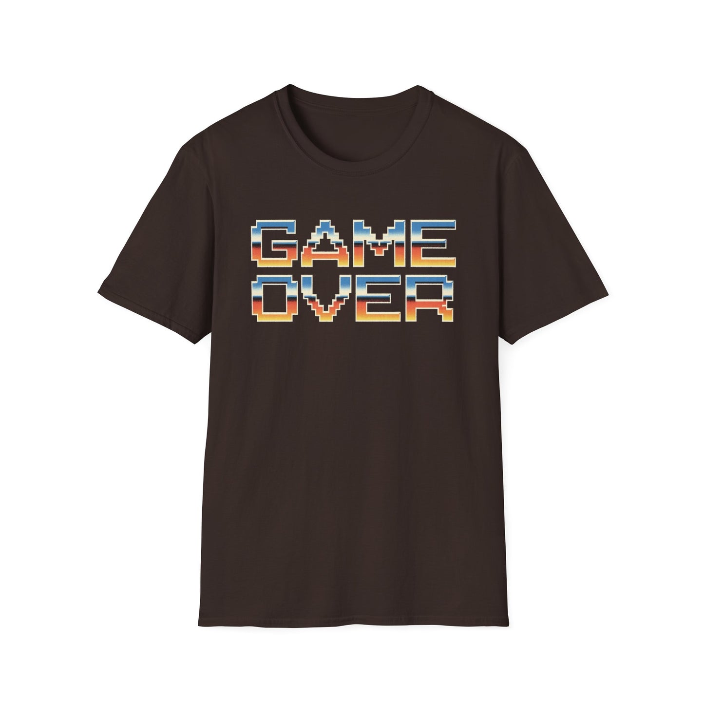 Game Over graphic t-shirt mockup