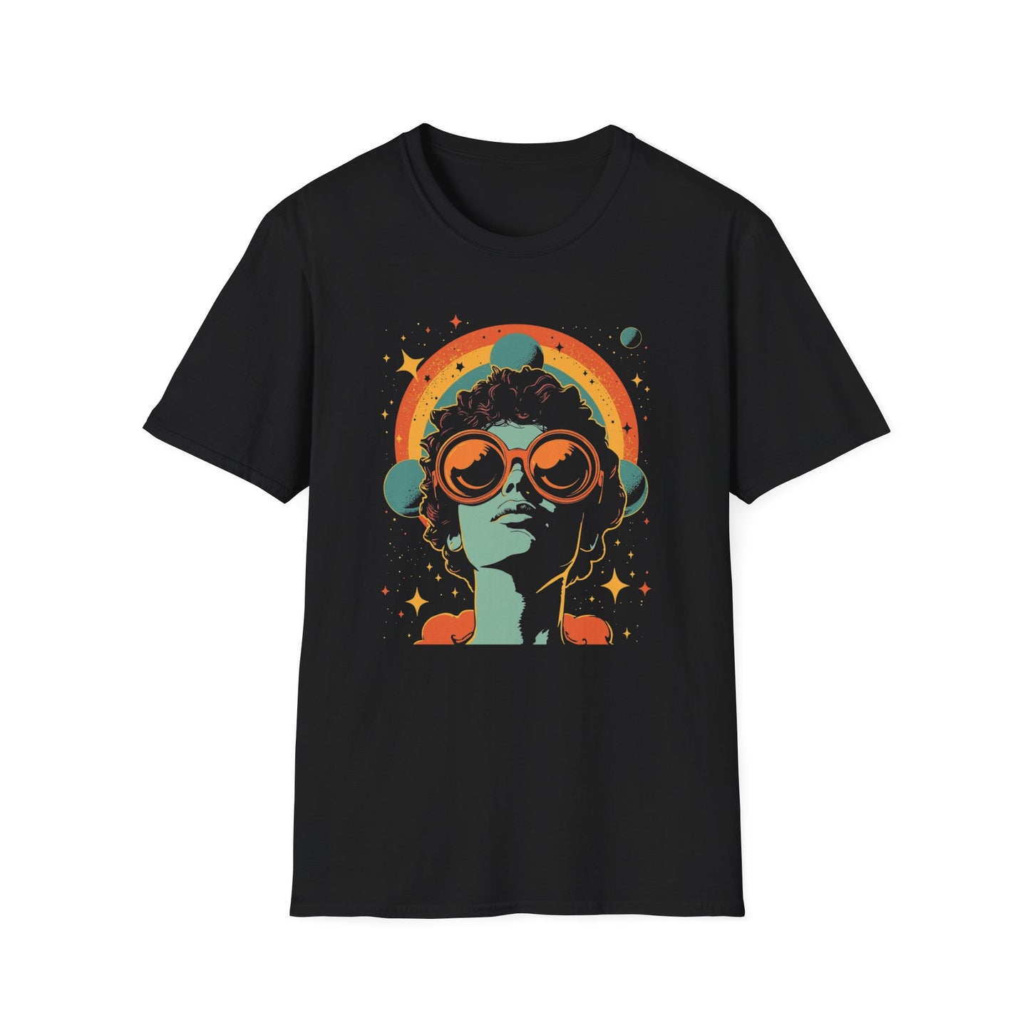 Think Outside the Space graphic t-shirt mockup