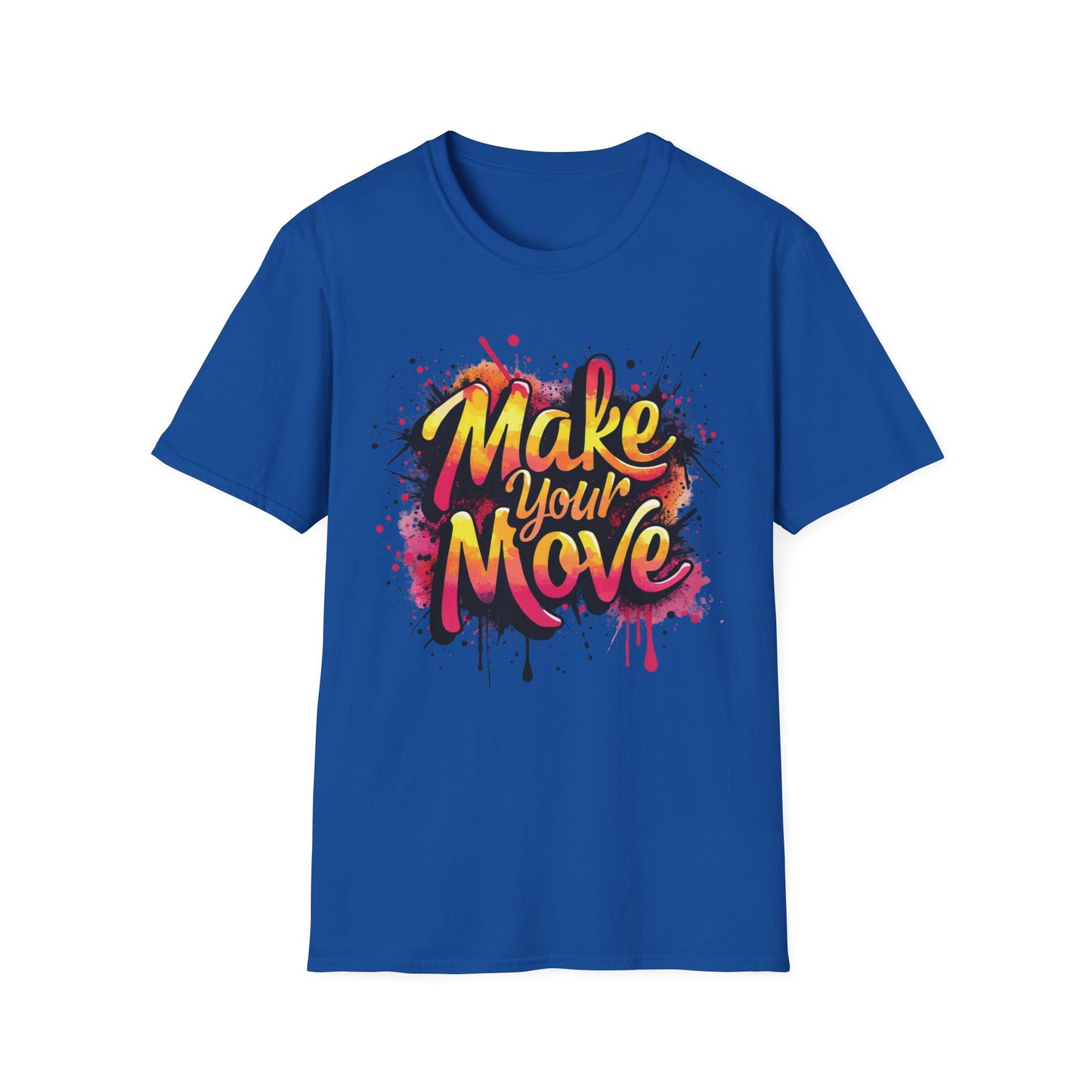 Make Your Move - Retro Edition graphic t-shirt mockup