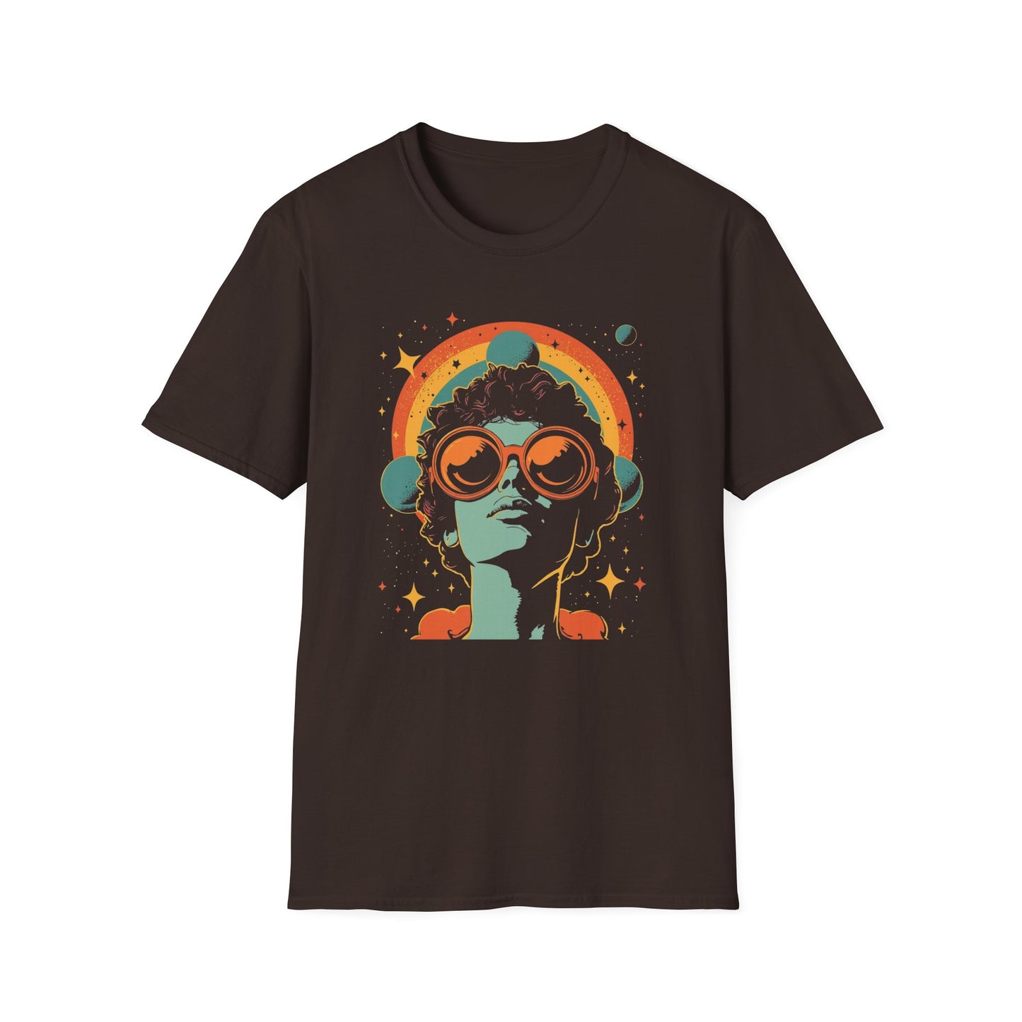 Think Outside the Space graphic t-shirt mockup