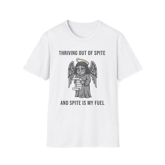 Thriving Out of Spite - Fuel Edition graphic t-shirt mockup