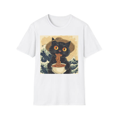 Ramen Cat Again - Bowl Edition graphic t-shirt mockup
