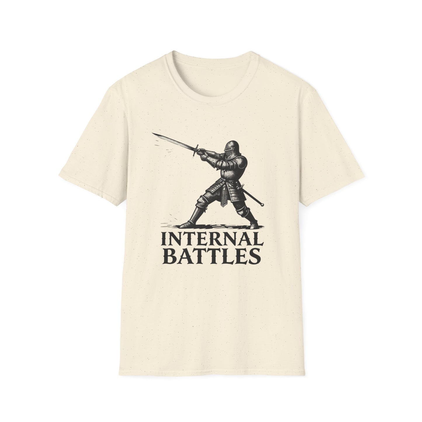 Internal Battles graphic t-shirt mockup