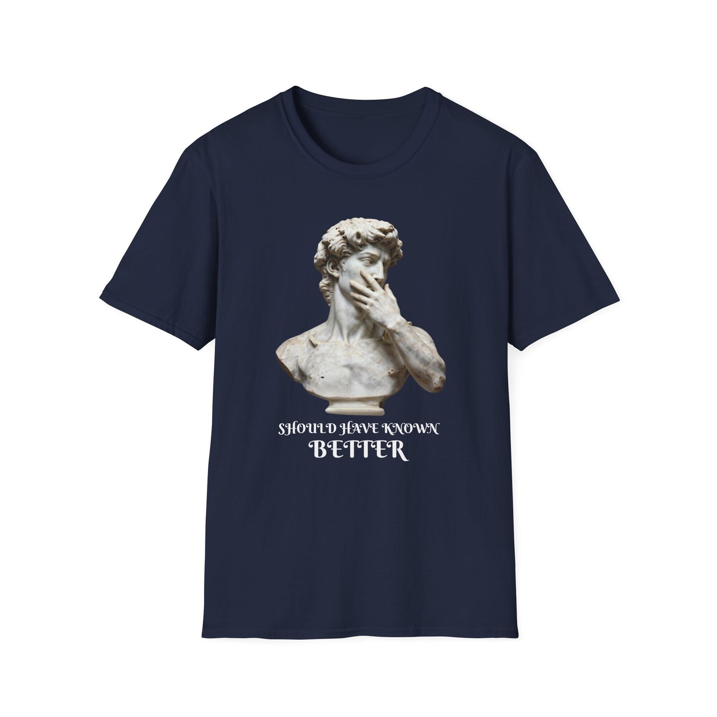 Should Have Known Better graphic t-shirt mockup