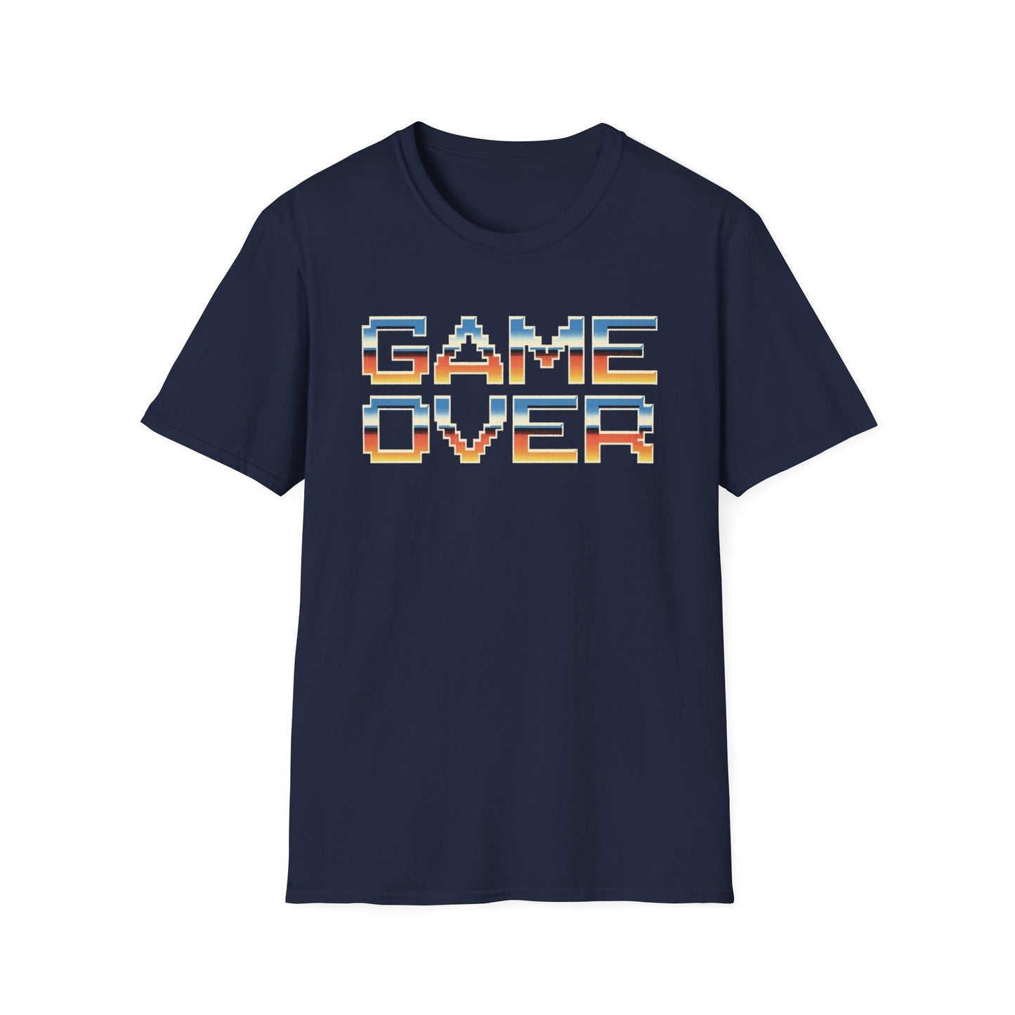 Game Over graphic t-shirt mockup