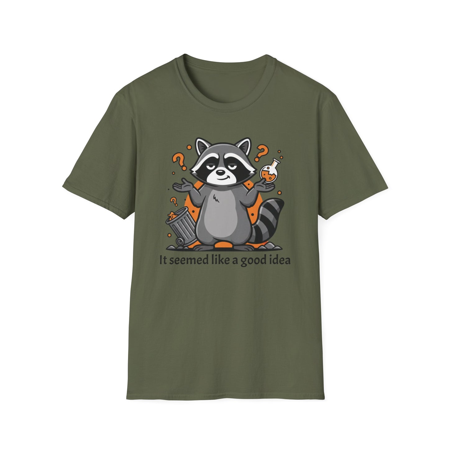 It Seemed Like a Good Idea graphic t-shirt mockup