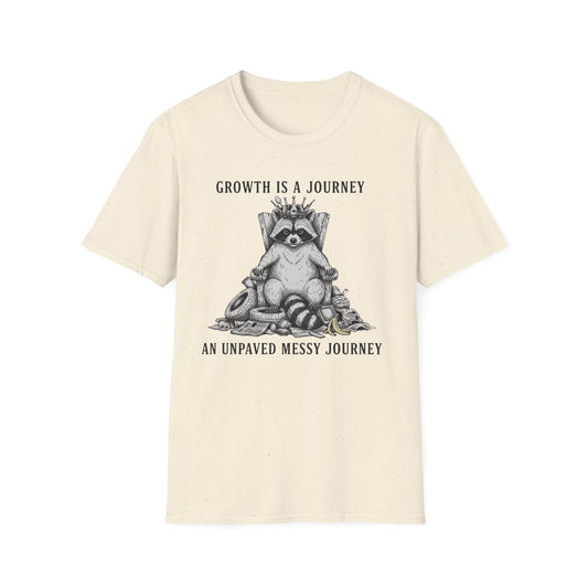 Growth Is a Journey - Unpaved Edition graphic t-shirt mockup
