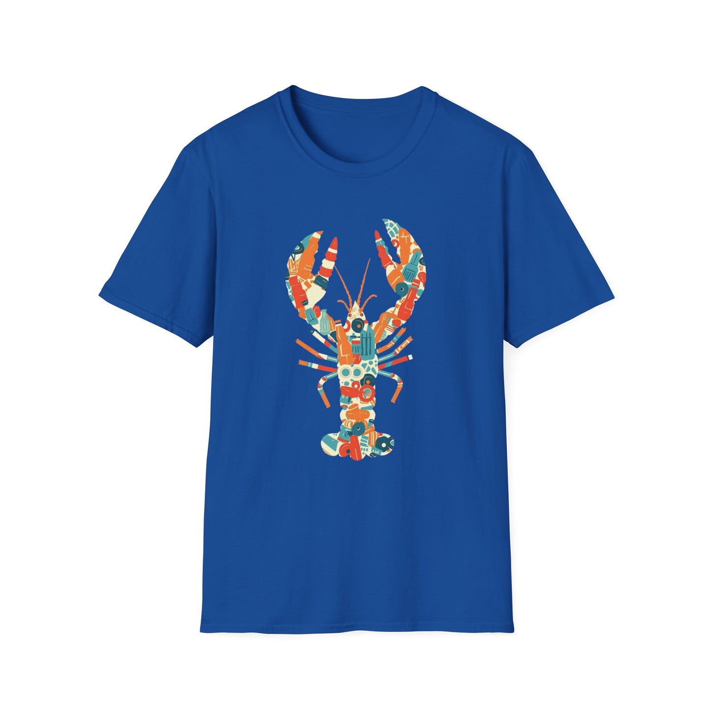 Plastic Lobster graphic t-shirt mockup