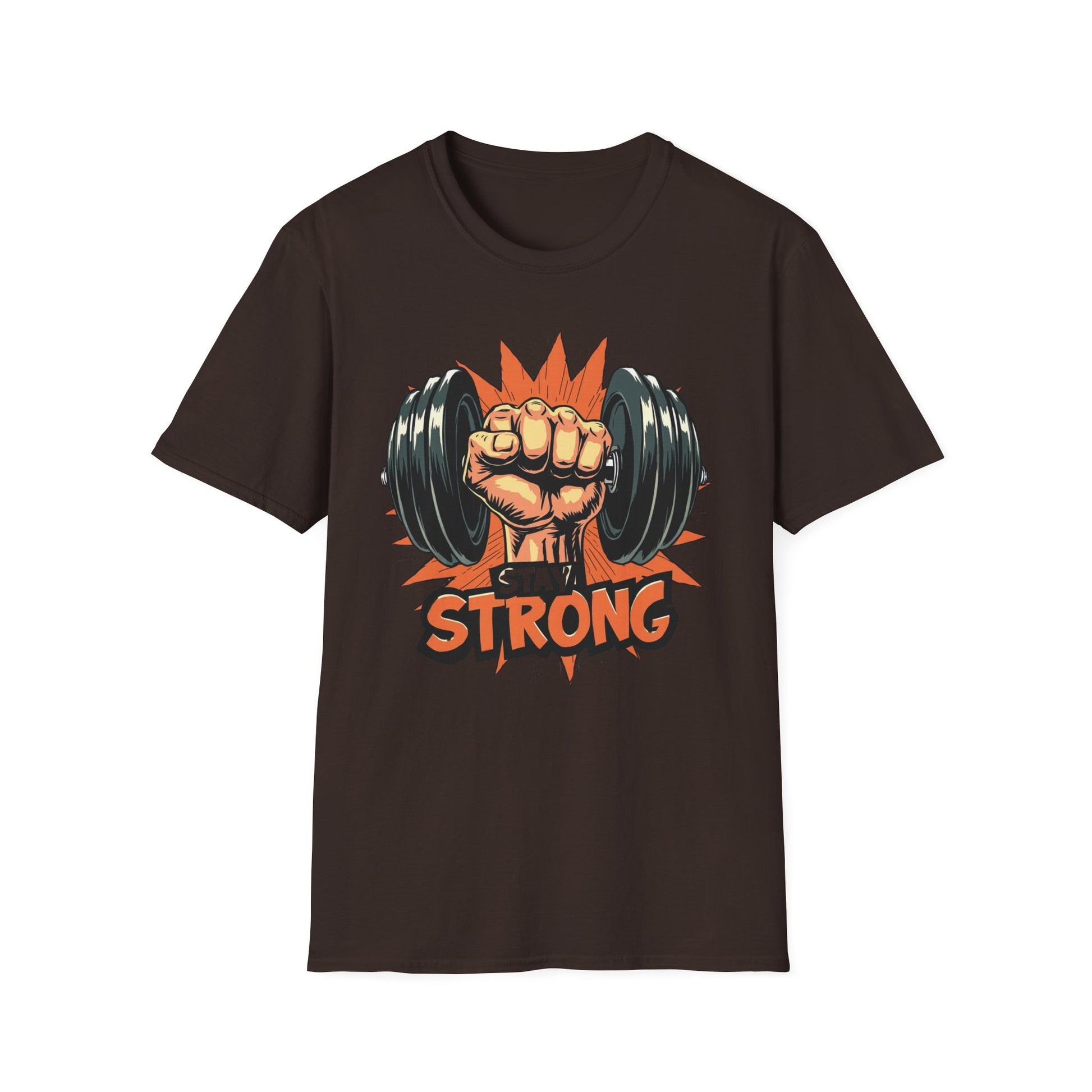 Stay Strong graphic t-shirt mockup