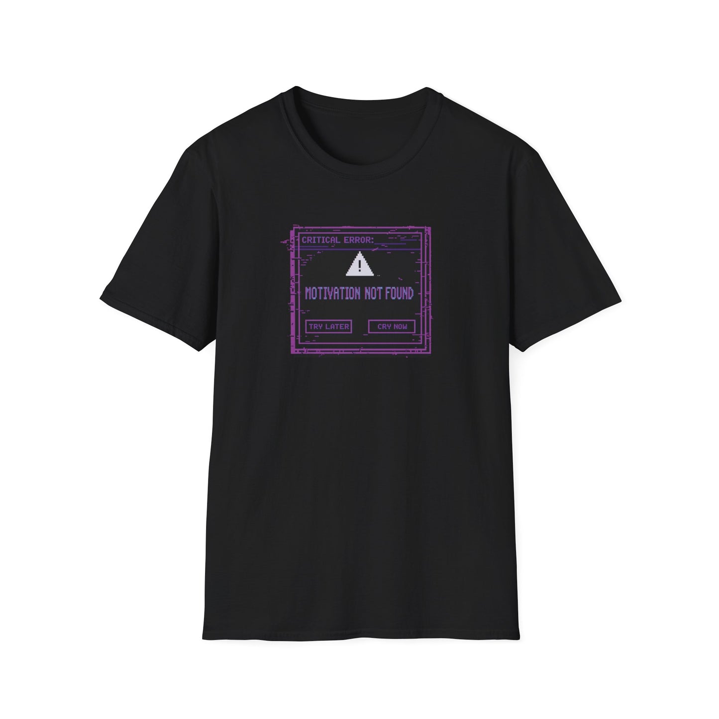 Motivation Not Found graphic t-shirt mockup