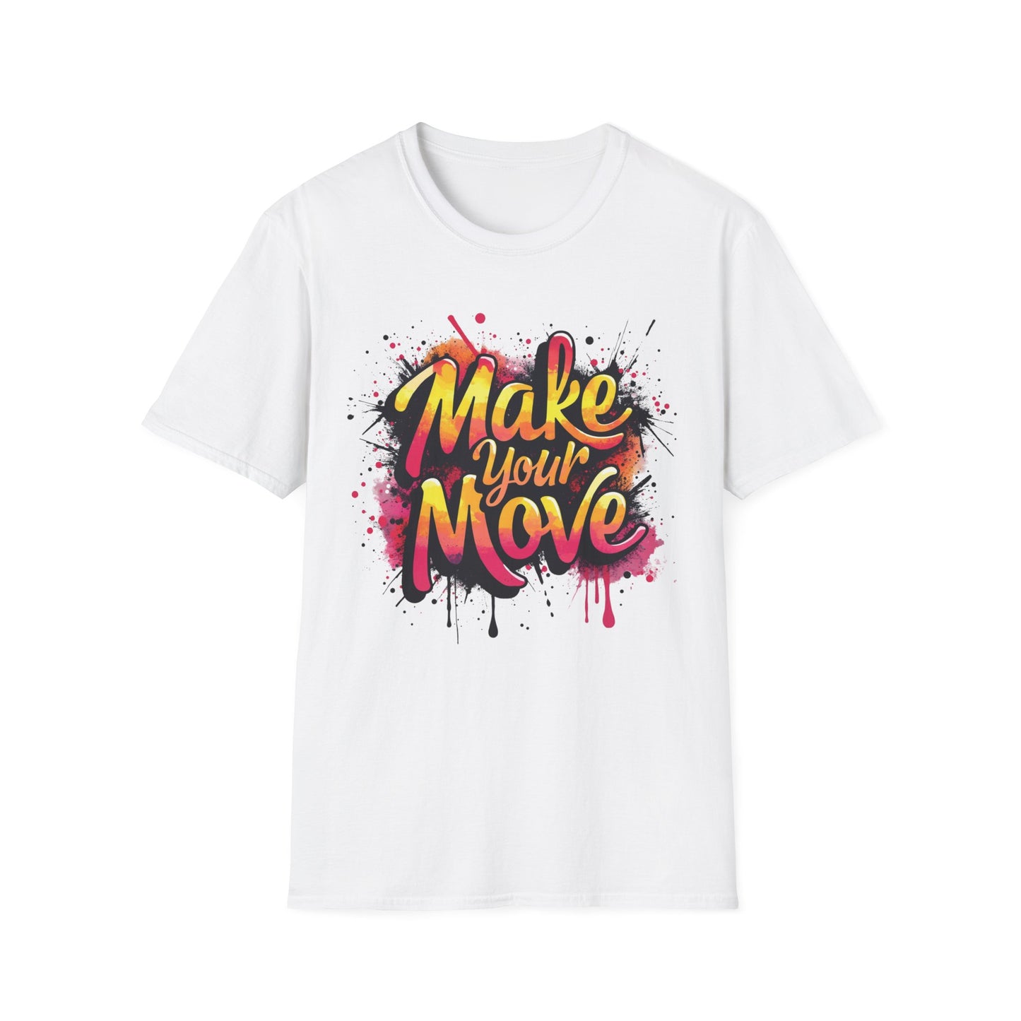 Make Your Move - Retro Edition graphic t-shirt mockup