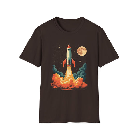 See You on the Moon - Skeleton Edition graphic t-shirt mockup