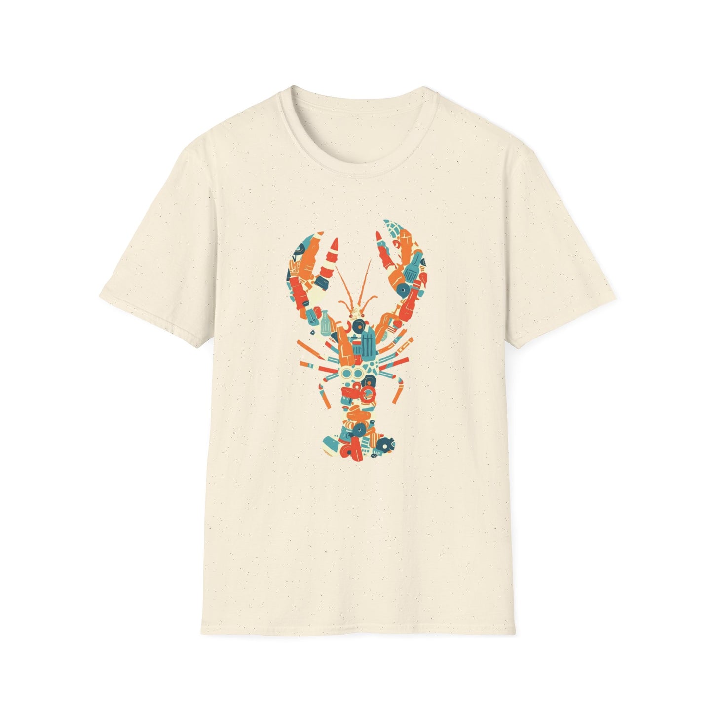 Plastic Lobster graphic t-shirt mockup