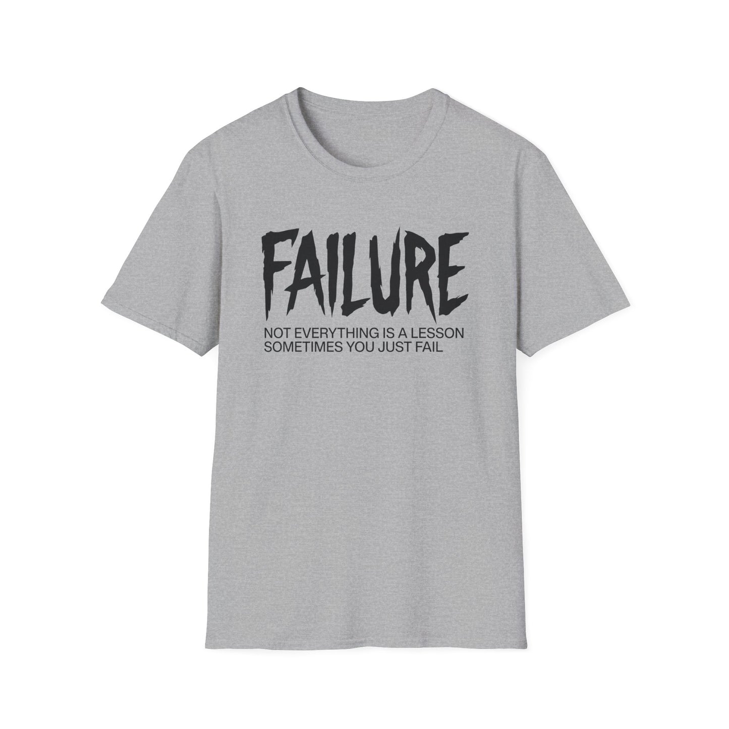 Failure: Not Everything Is a Lesson graphic t-shirt mockup
