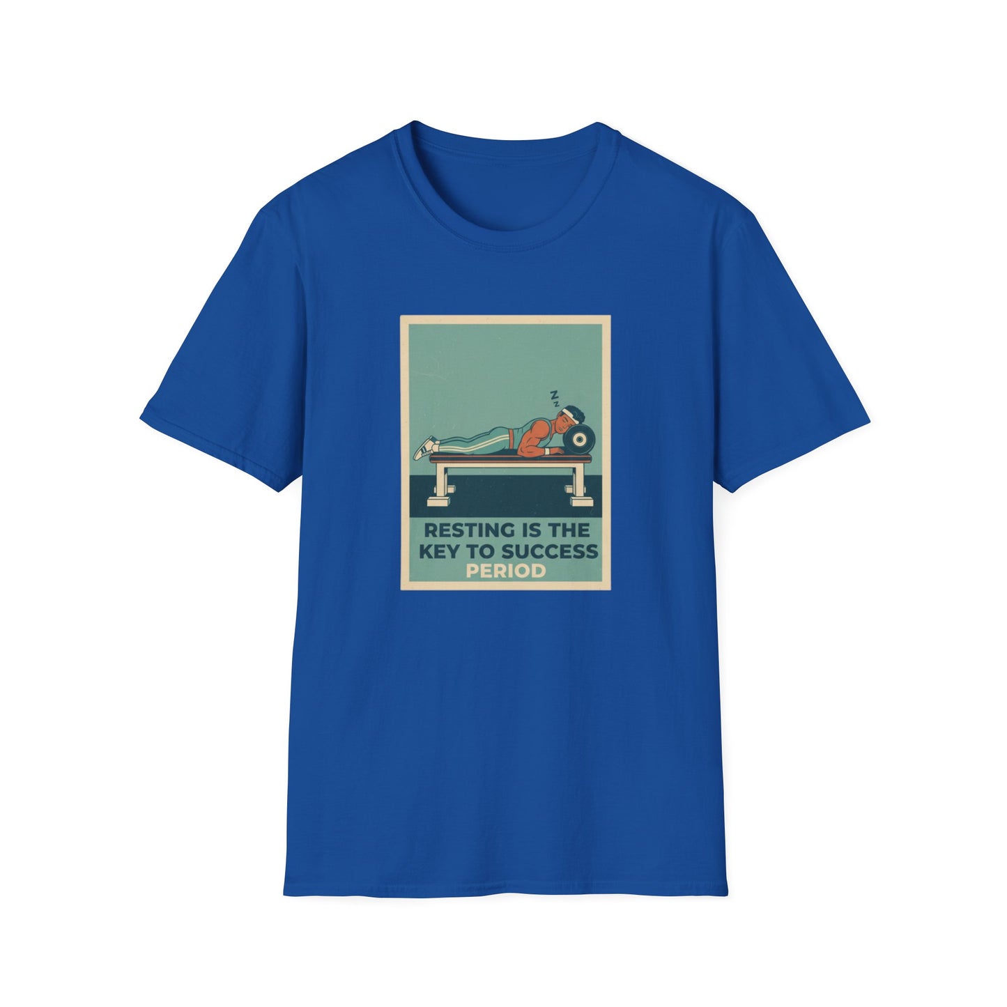 Resting Is the Key to Success graphic t-shirt mockup