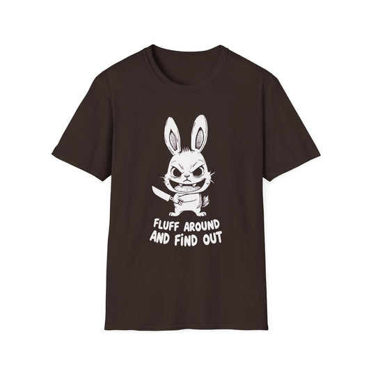 Fluff Around and Find Out graphic t-shirt mockup
