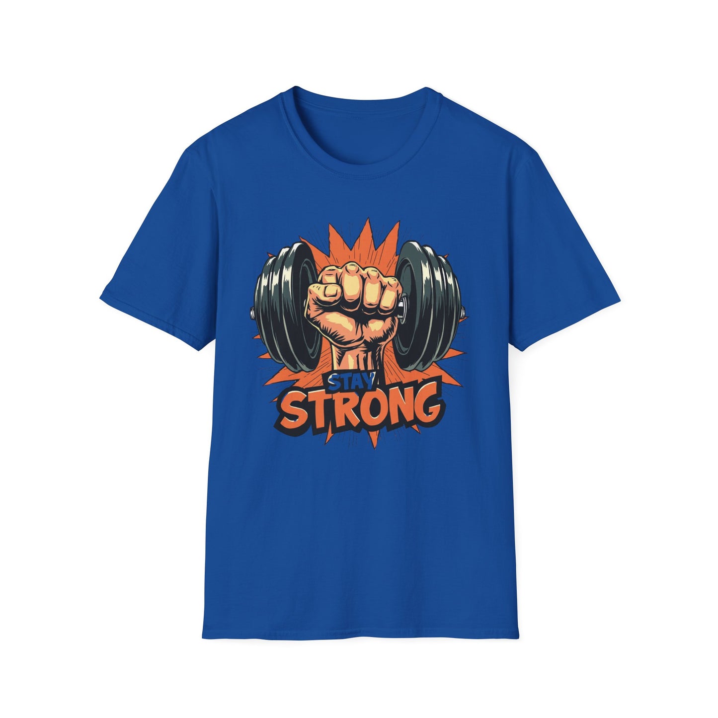 Stay Strong graphic t-shirt mockup