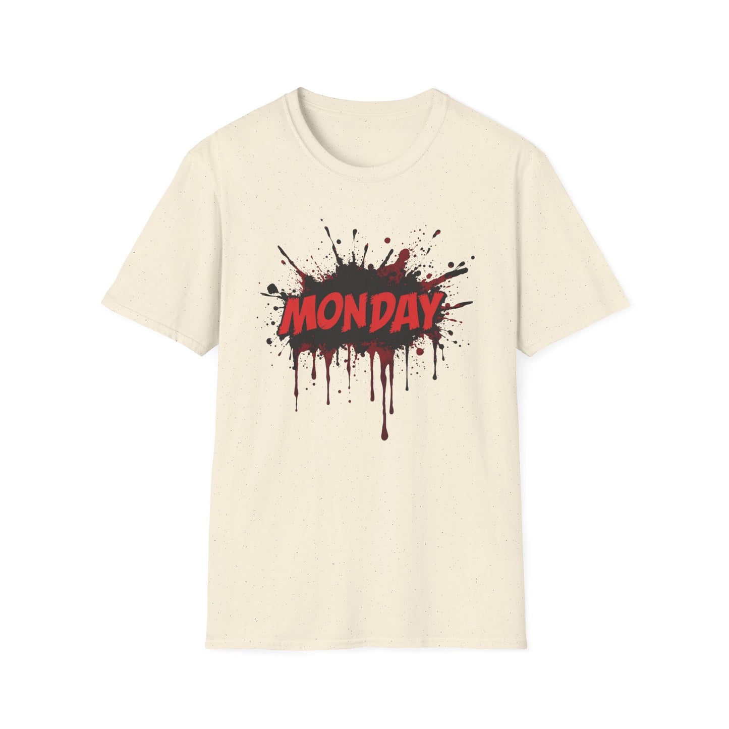 Monday Again graphic t-shirt mockup