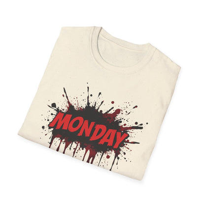 Monday Again graphic t-shirt mockup