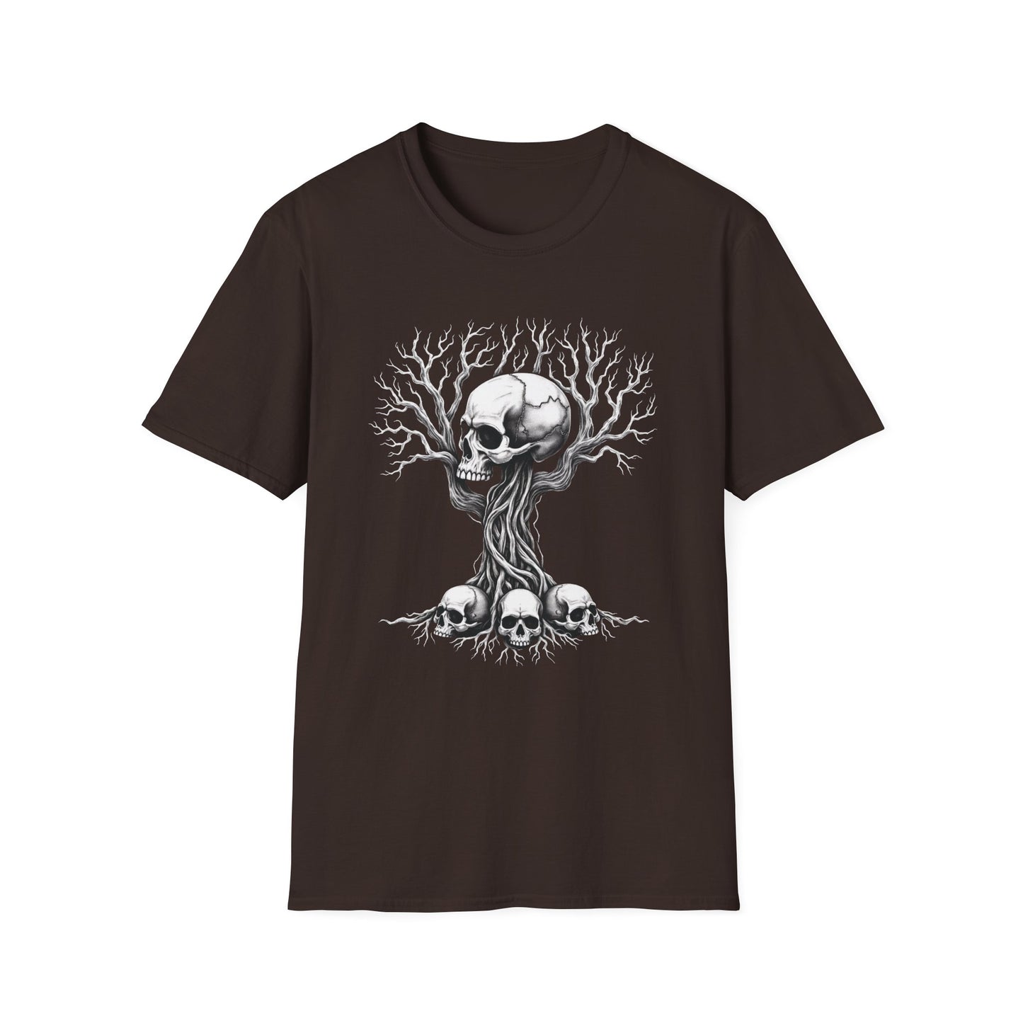 Death Tree graphic t-shirt mockup